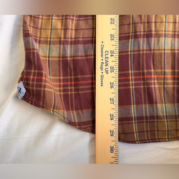 Cremieux Button Down Men Large Red Plaid Long Sleeve Reinforced Elbow luxury - Picture 9 of 11